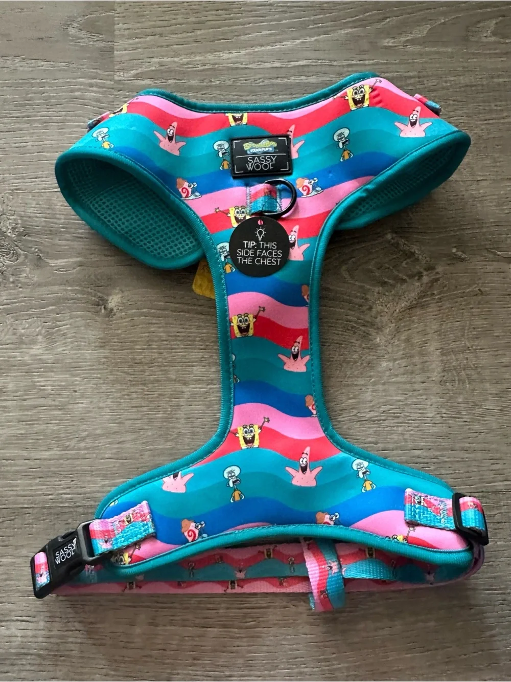 SpongeBob adjustable no pull dog harness size XL